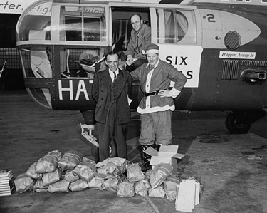 First helicopter trip - 1946
